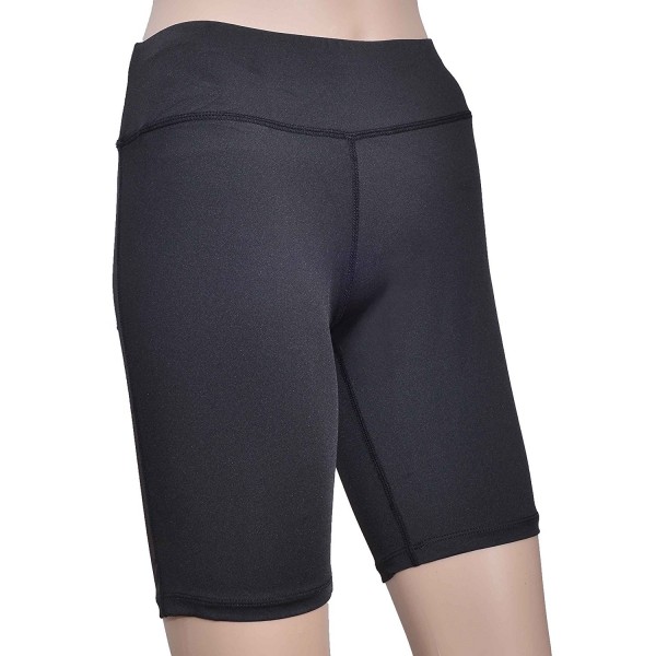 Womens Athletic Workout Yoga Shorts Tummy Control Fitness Running Pants