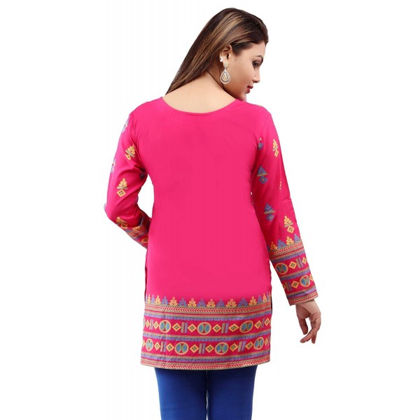Maple Clothing India Short Tunic Top Kurti Women's Printed Indian