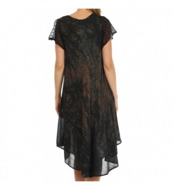 Michiko Stonewashed Caftan Dress / Cover Up - Black - CP11LEP3T7D