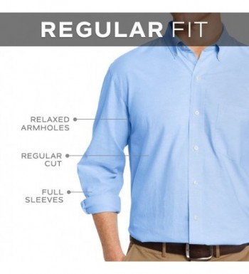 Men's Long Sleeve Windowpane Premium Non Iron Shirt - Brown Slate Black ...