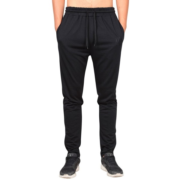 Men's Casual Joggers Pants Fitness Running Trousers Slim Fit Bottoms ...