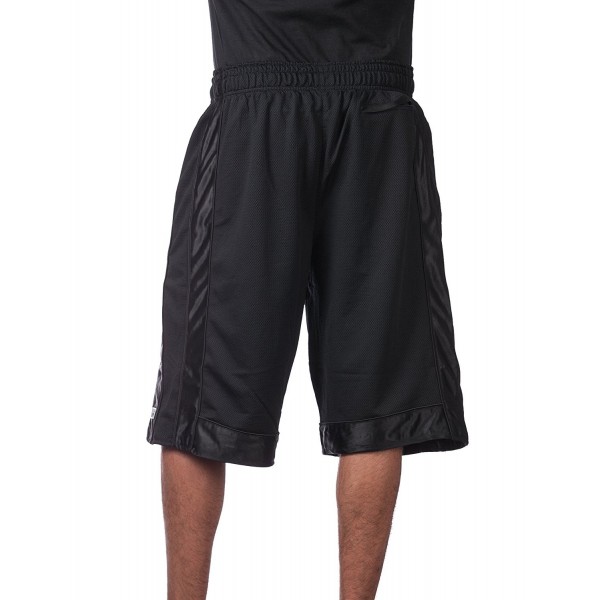 Men's Heavyweight Mesh Basketball Shorts - Black - C7126HE6VGV
