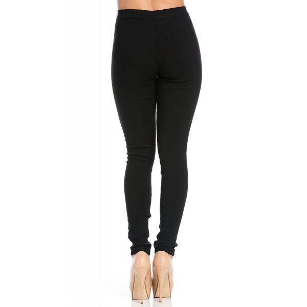 Super High Waisted Stretchy Skinny Jeans in 10 Colors (S-XXXL) - Black ...
