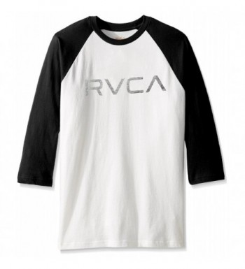 RVCA Mens Raglan Black Antique