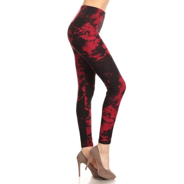 Ultra Soft Women's Popular Best Printed Fashion Leggings Batch29 - Red ...