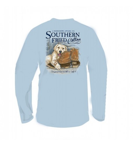 Southern Fried Cotton T Shirt Southern Sky Medium