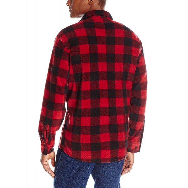 mens red buffalo plaid shirt