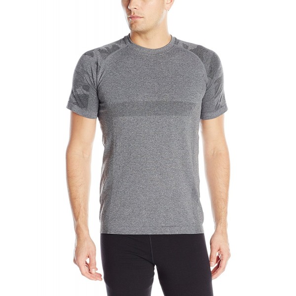 Men's Seamless Camo Performance T-Shirt - Black Heather - CD1245CR765