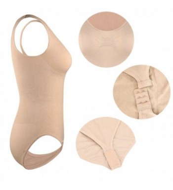 Women's Shapewear One-Piece Bodysuit Tummy Slimmer Seamless Underwear -  Nude - CZ187IS66TG