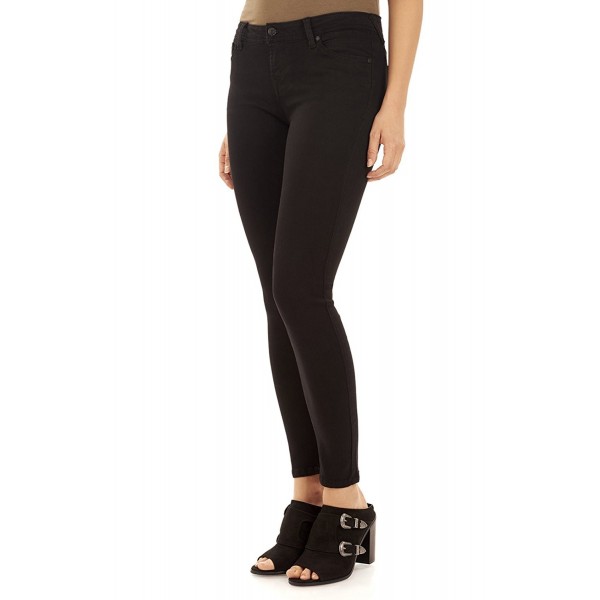 Women's Juniors Ultra Skinny Stretch Jeggings - Black - C9127ZV5GRF