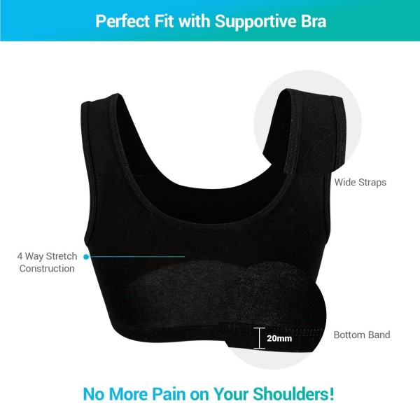 Padded Yoga Sports Bra Wirefree With Removable Pad Black Ck188t7w8g0 