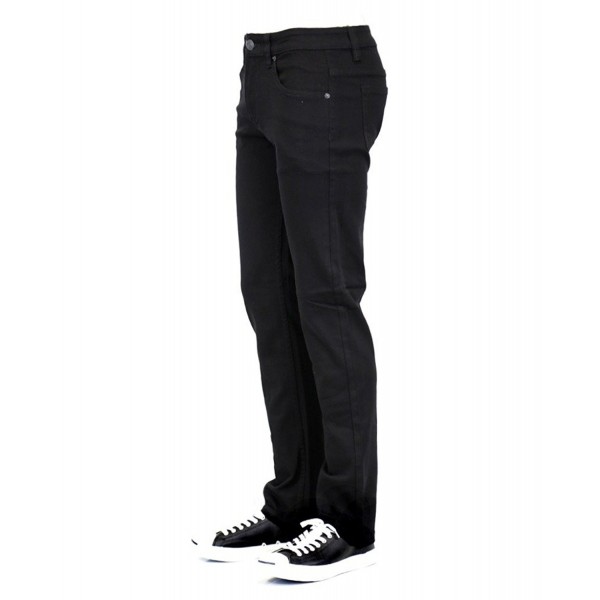 MEN'S SKINNY JEANS WITH COMFORT STRETCH - Black - CF11XOHOHY3