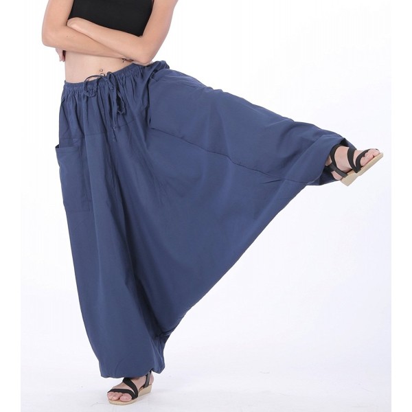 Unisex Baggy Hippie Boho Gypsy Aladdin Harem Pants Plus Size Cotton ...