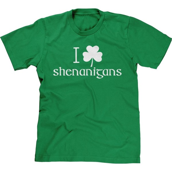 Mens T-shirt I Shamrock Shenanigans - Kelly Green - CT12CICQZ9J