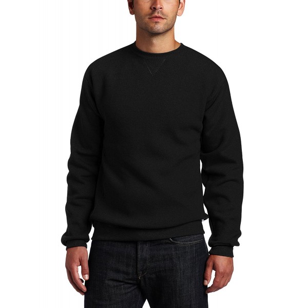 Men's Dri-Power Fleece Sweatshirt - Black - CG115JAZFXJ