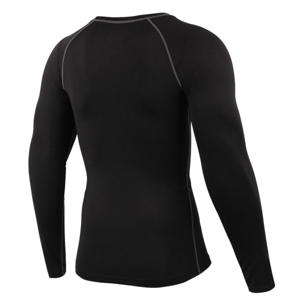 Men's Pro Compression Long Sleeve T-Shirt Sports Tights Baselayer Cool ...