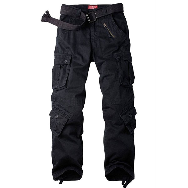 Men's Outdoor Casual Military Tactical Cargo Pants With 8 Pockets ...