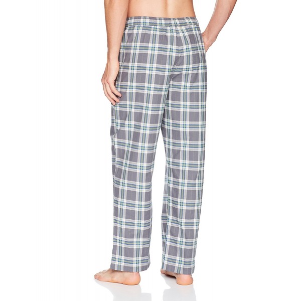 Mens Classic Sleep Pant Plaid - Slate Gray - CT184Y2Y6E4