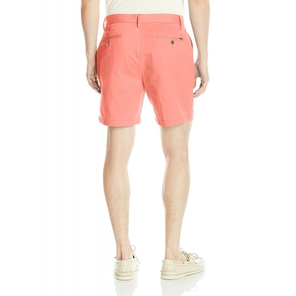 Men's Flat-Front Short - Pale Coral - C612OCKZ6YI