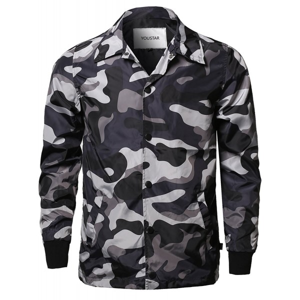 Camouflage Printed Weight Windbreaker Blackcamo