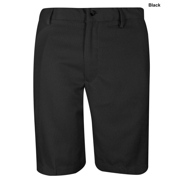 Collection Flat-Front Microfiber Golf Shorts - Black - C411RBSBSWZ