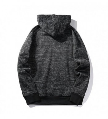 Men's Soft Hoodie Sweatshirt Keep Warm Sport Pullover Hooded - Black ...
