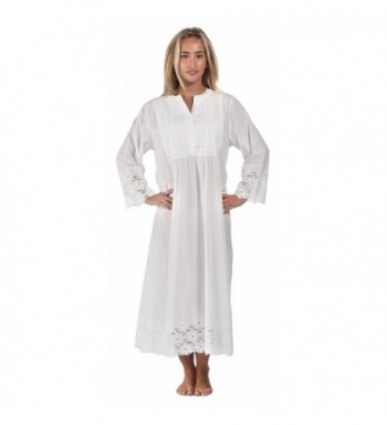 100% Cotton Vintage Nightgown - Connie - White - CZ11SOI3MD9