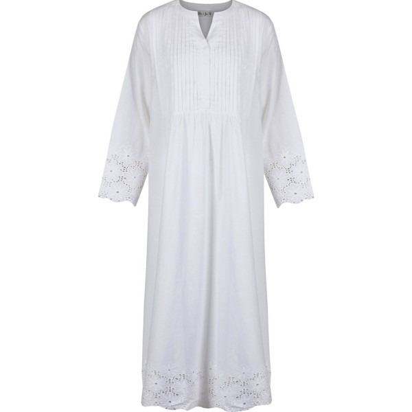 100% Cotton Vintage Nightgown - Connie - White - CZ11SOI3MD9